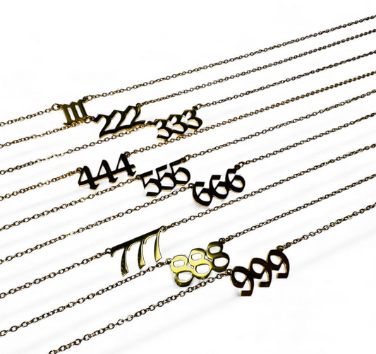 ANGEL NUMBER WATER RESISTANT NECKLACE