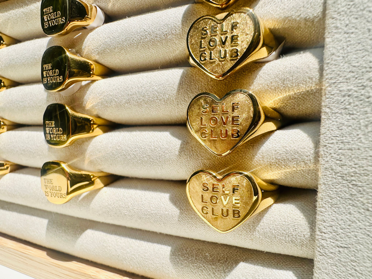 SELF LOVE CLUB WATER RESISTANT RING