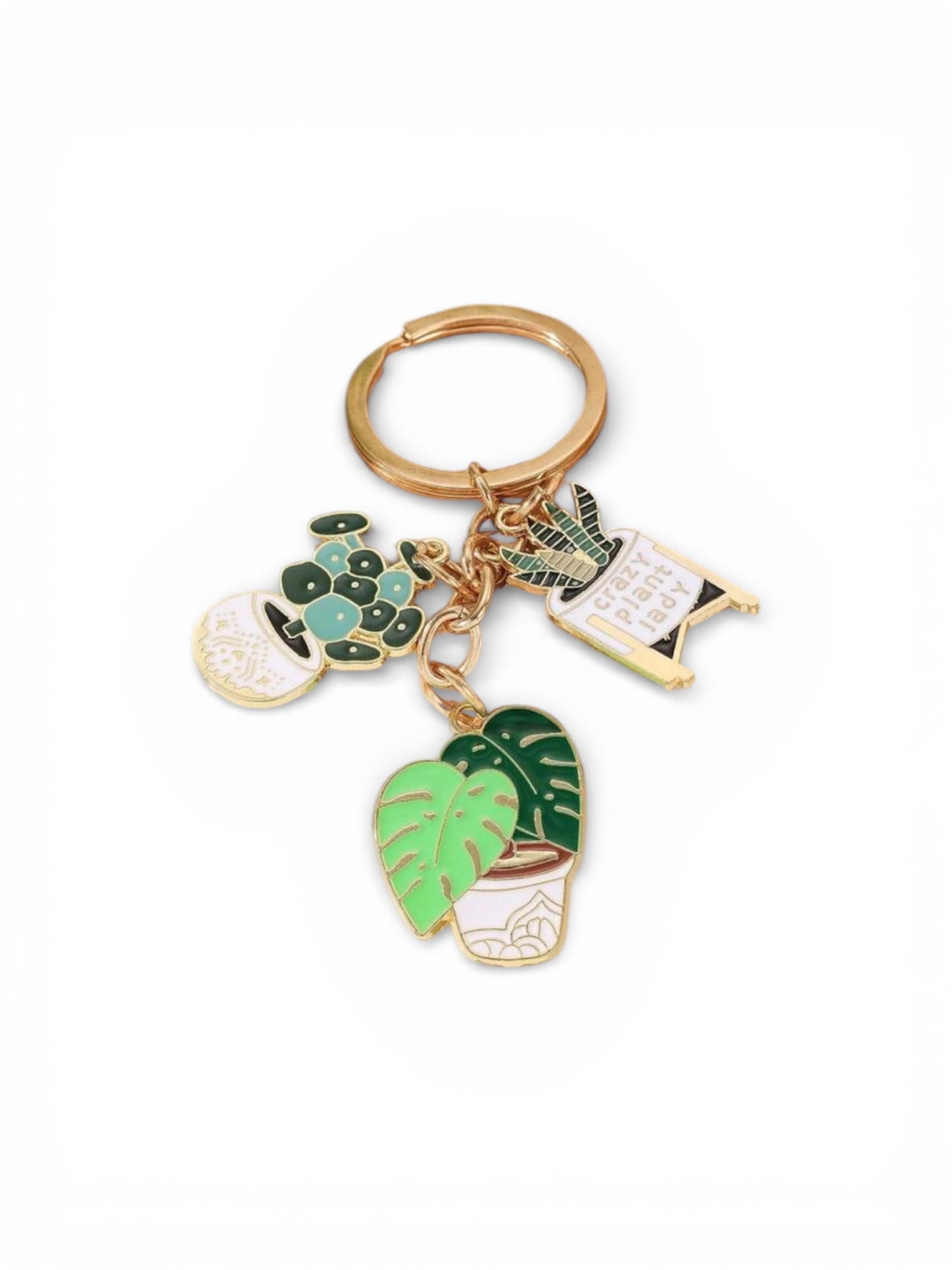CRAZY PLANT LADY KEYCHAIN