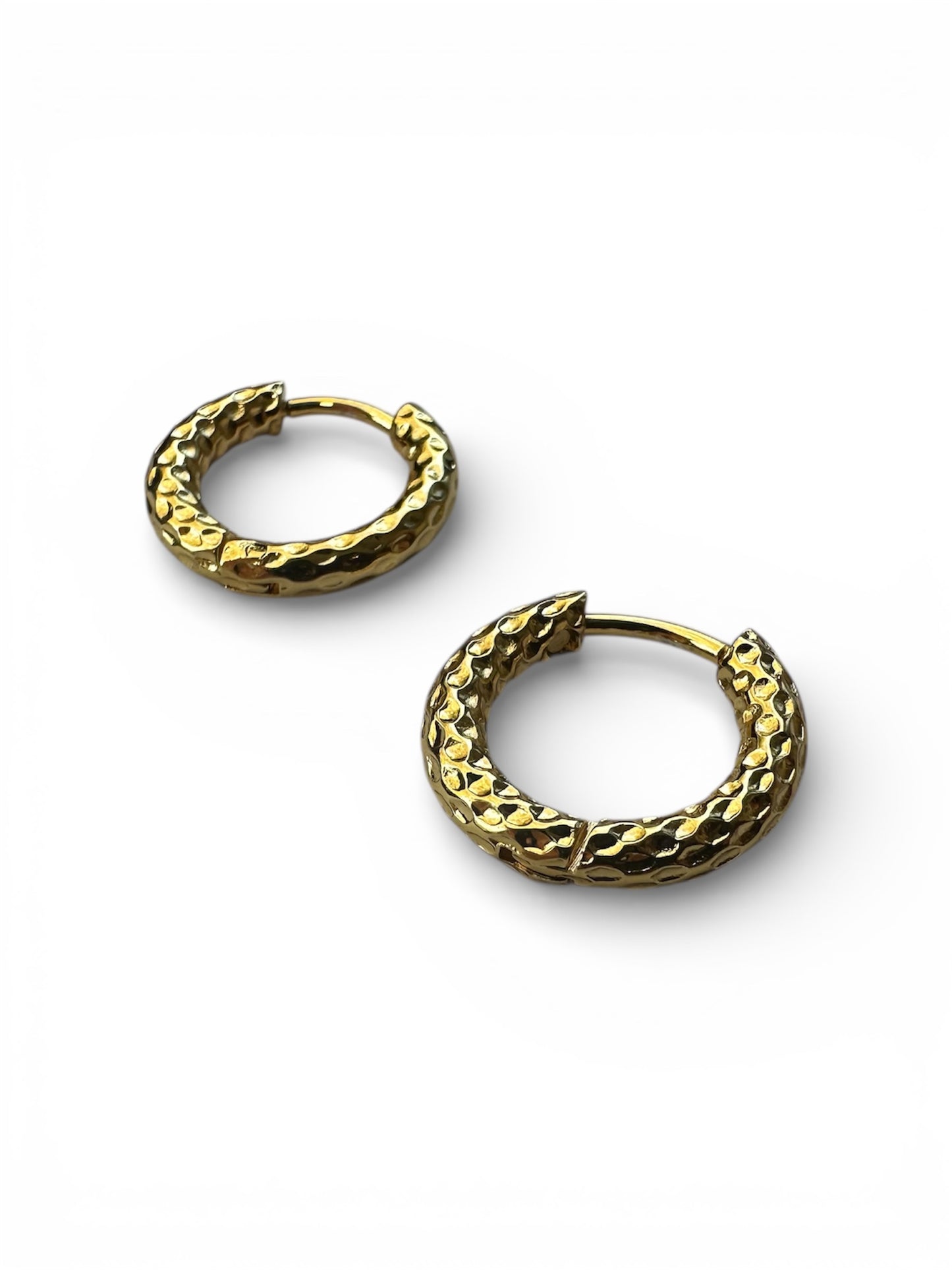 HAMMER TIME HUGGY HOOP WATER RESISTANT EARRINGS