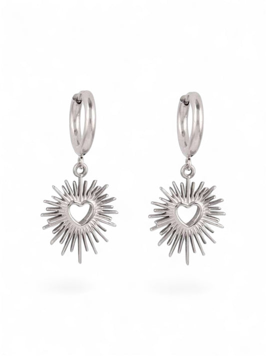 SACRED HEART WATER RESISTANT EARRINGS