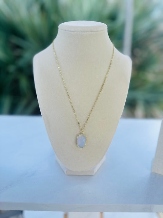 OPALITE 14K GOLD NECKLACE