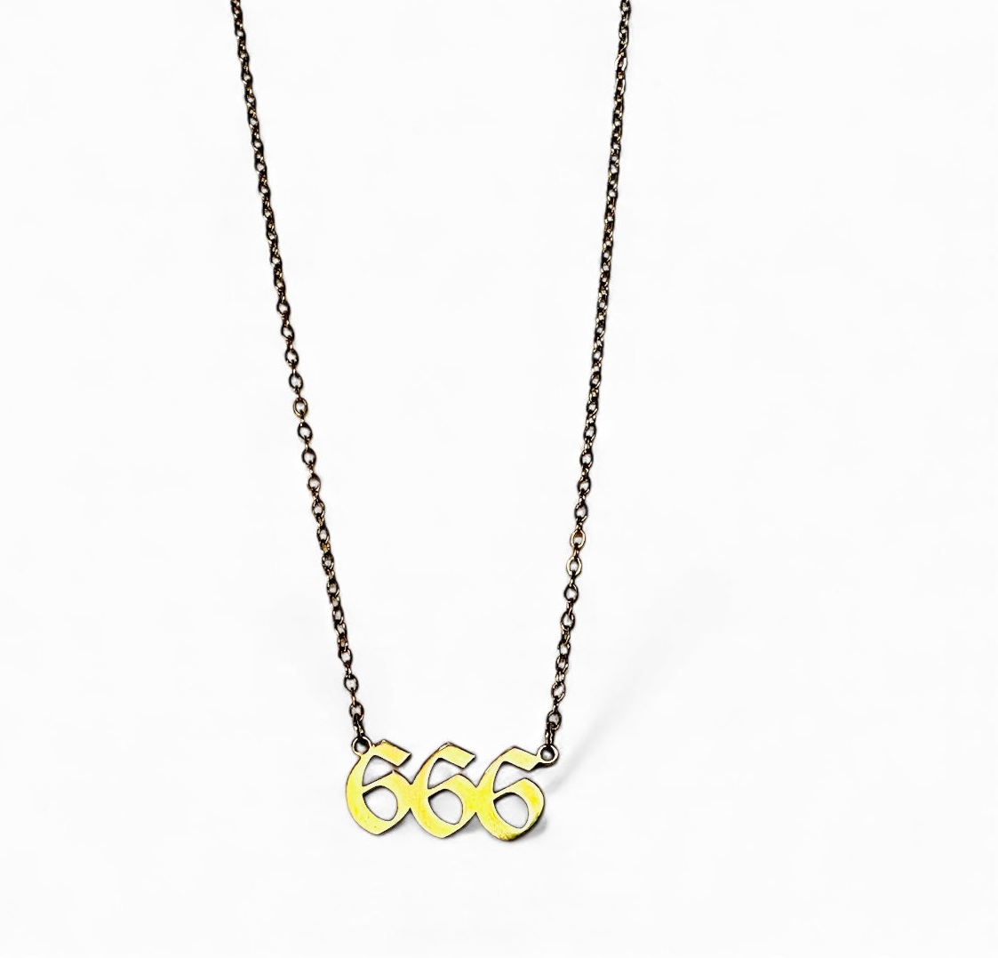 ANGEL NUMBER WATER RESISTANT NECKLACE