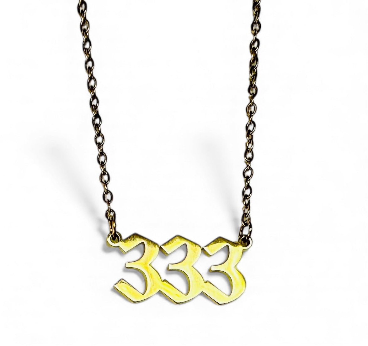 ANGEL NUMBER WATER RESISTANT NECKLACE