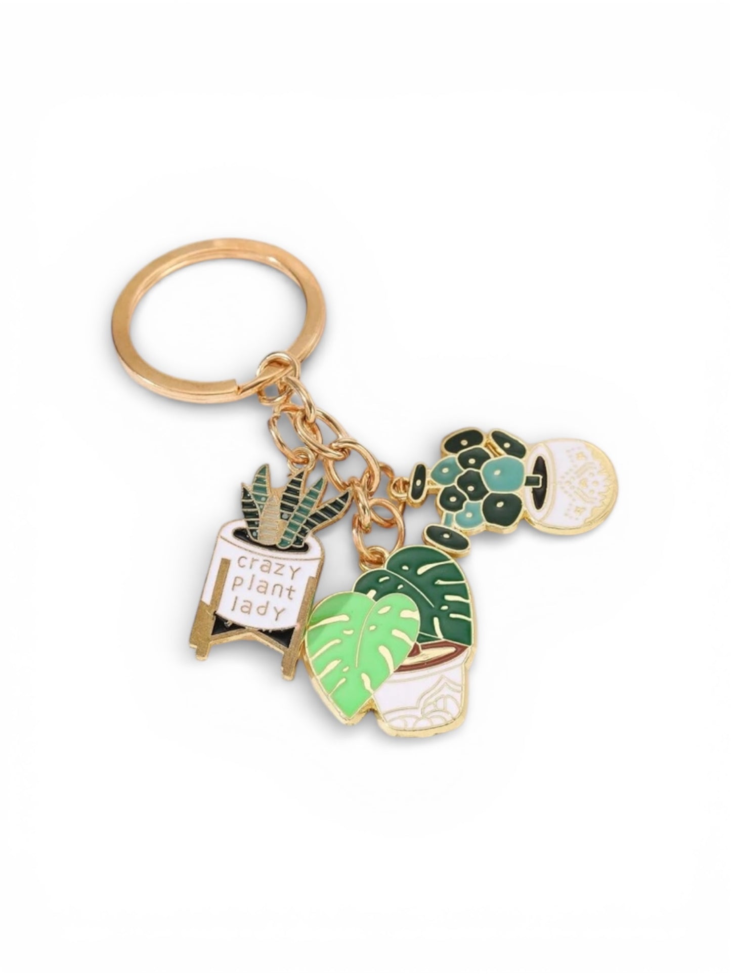 CRAZY PLANT LADY KEYCHAIN